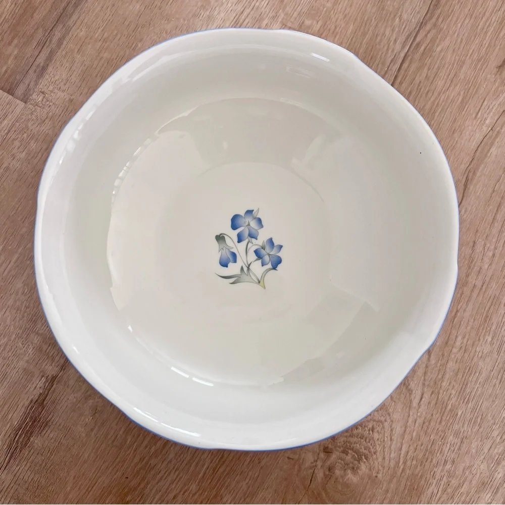 Villeroy & Boch Luxembourg Riviera Porcelain Floral Large Vegetable‎ Bowl 8 1/4”